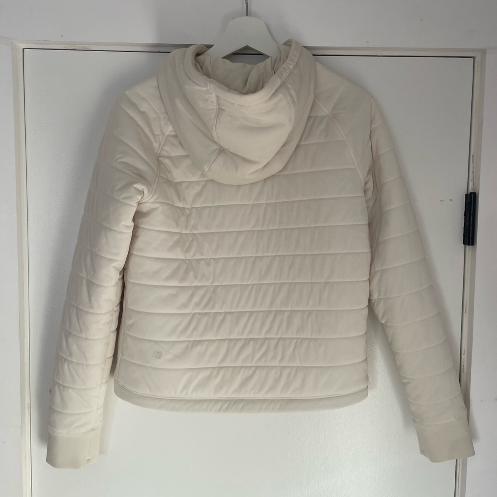 Lululemon Dynamic Movement Hoodie Light Ivory, Size 4, Excellent Condition - Picture 5 of 10